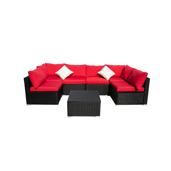 Rattan 7-piece Outdoor Patio Sofa Sectional